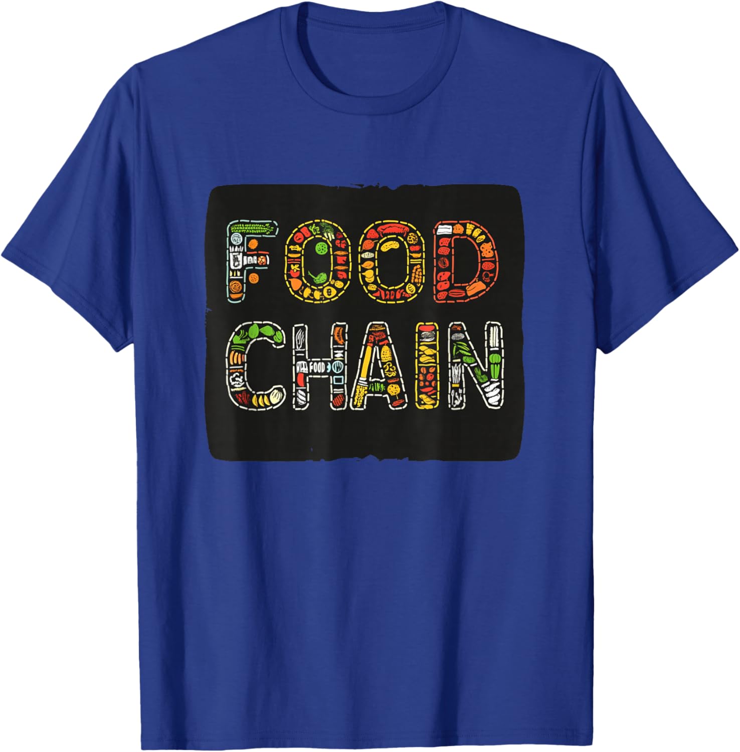 Awesome Food Chain Costume for Boys and Girls T-Shirt - T-Shirt | Royal