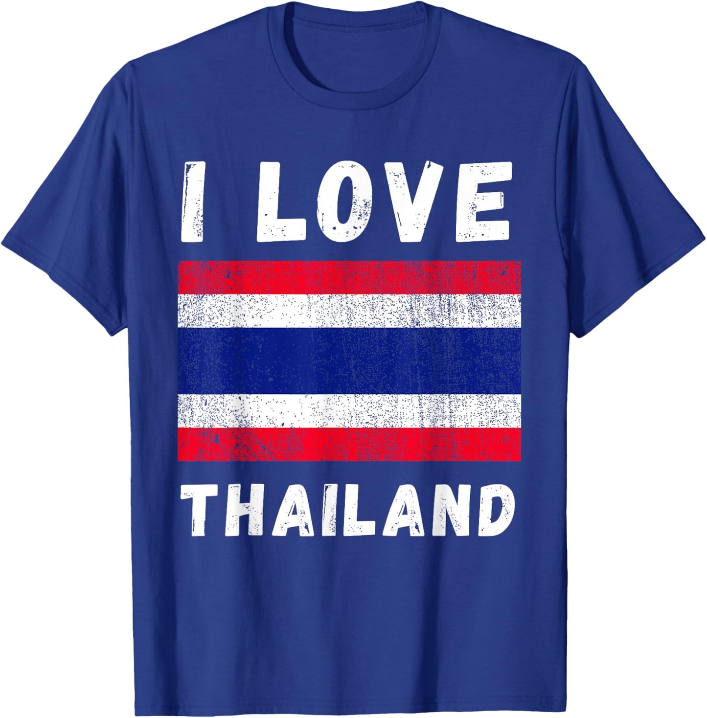 I Love Thailand Vintage Thai Thailand Family Travel Souvenir T-Shirt - T-Shirt | Royal