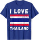 I Love Thailand Vintage Thai Thailand Family Travel Souvenir T-Shirt - T-Shirt | Royal