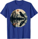 Black Raven Reflection Crow Nature Art T-Shirt - T-Shirt | Royal