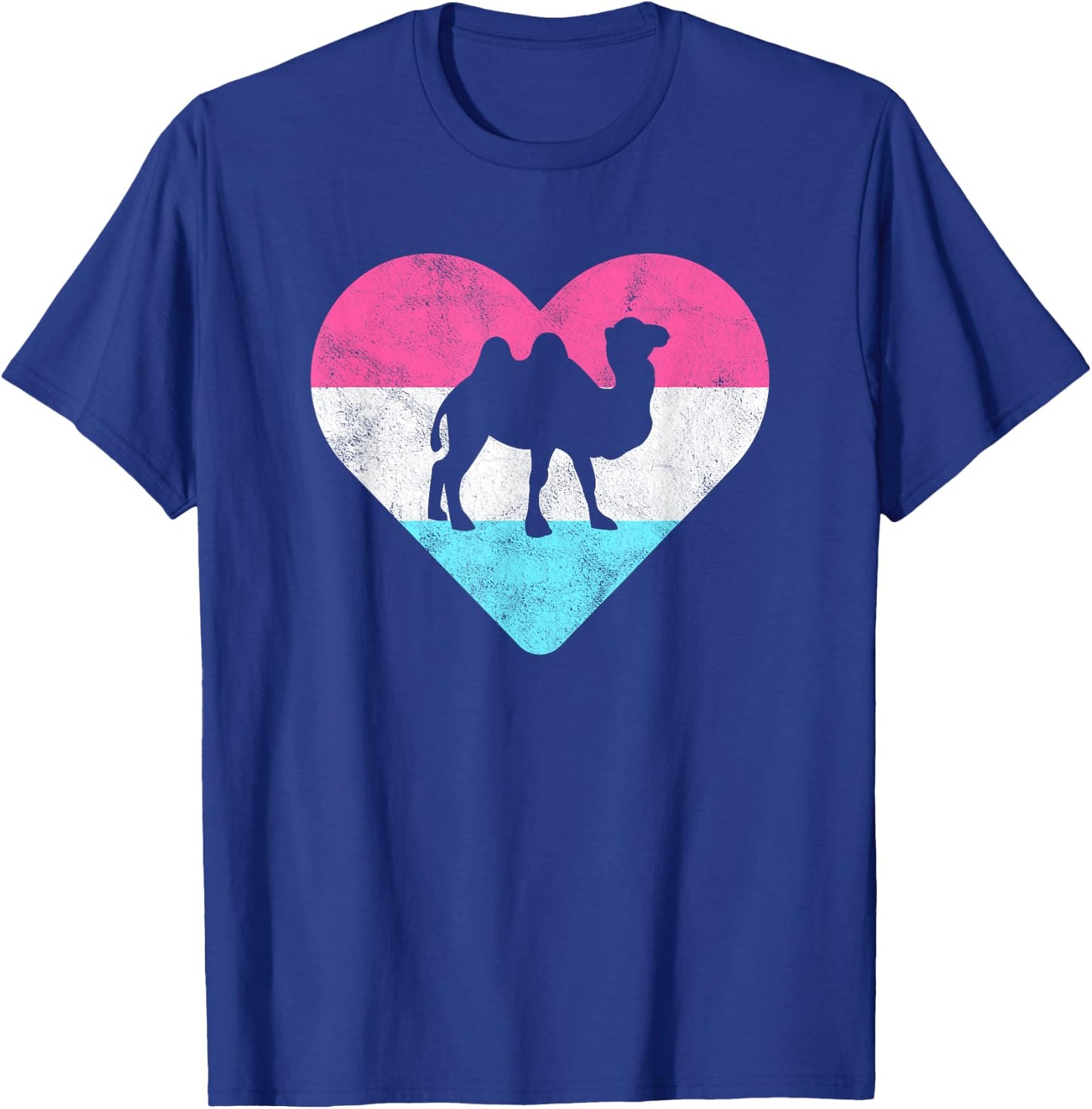Retro Vintage Camel Gift or Girls T-Shirt - T-Shirt | Royal