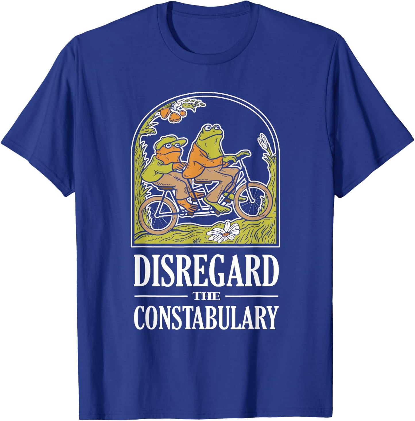 Disregard The Constabulary - Funny Frog Meme Police T-Shirt - T-Shirt | Royal
