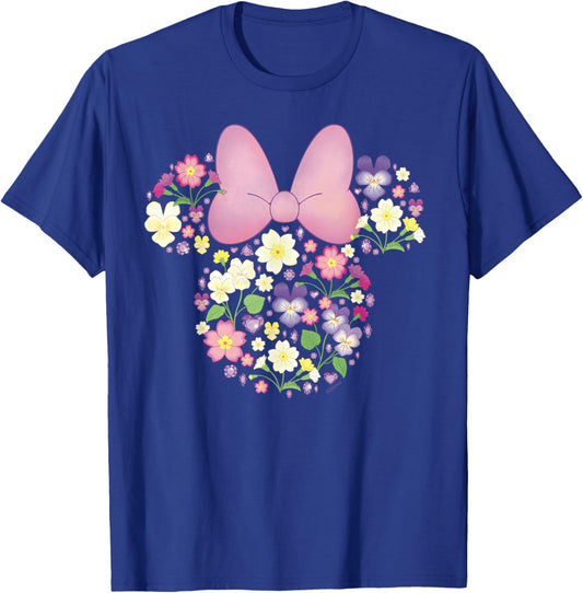 Disney Minnie Mouse February Birth Month Birthstone & Flower Small T-Shirt - T-Shirt | Royal