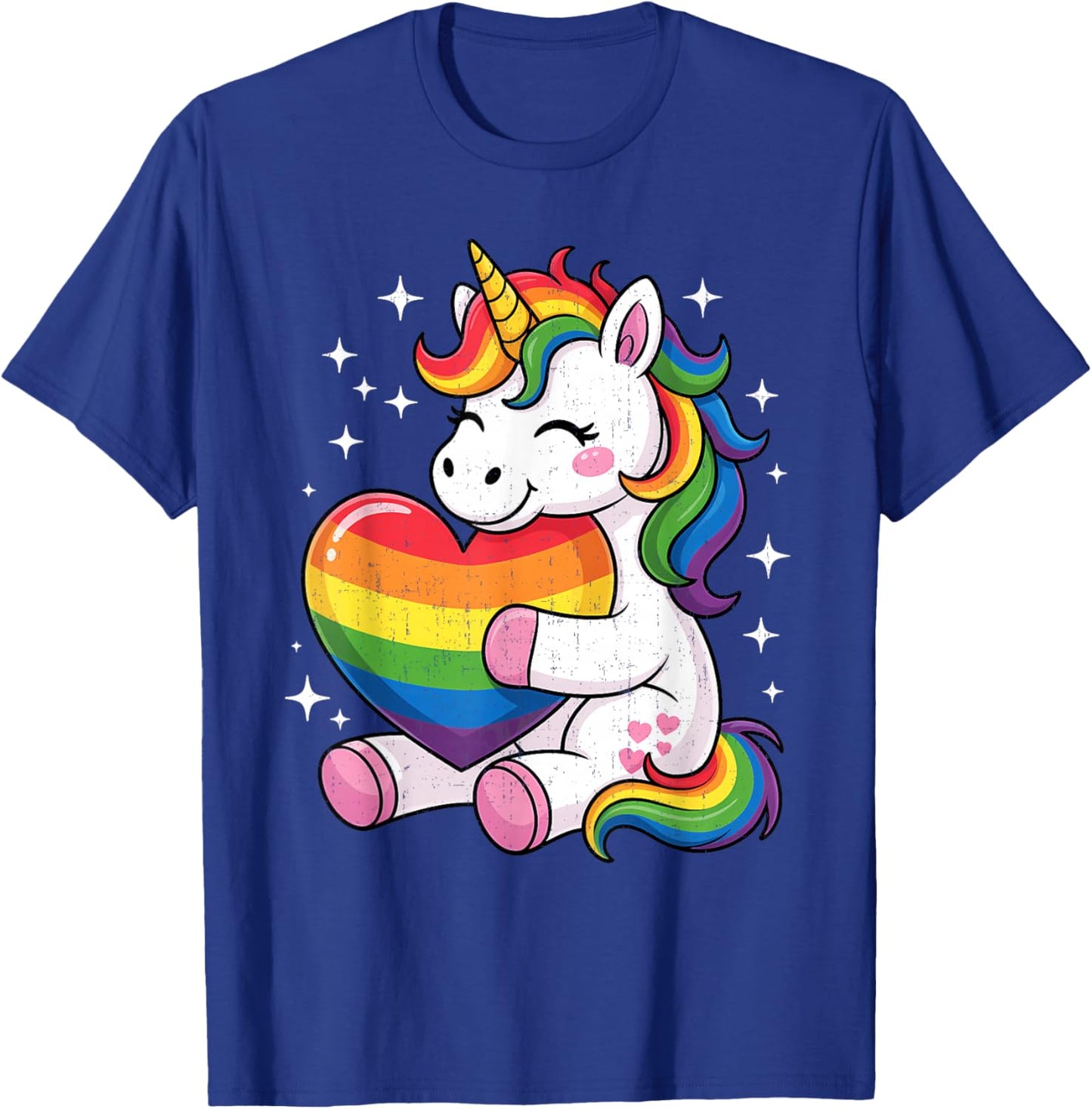 LGBTQ Regenbogen Einhorn Sweet Pride Design für Kinder T-Shirt - T-Shirt | Royal