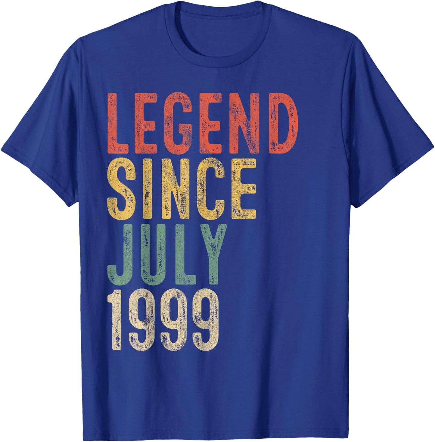 Legend Since July 1999 21st Birthday Gift 21 Year Old T-Shirt - T-Shirt | Royal