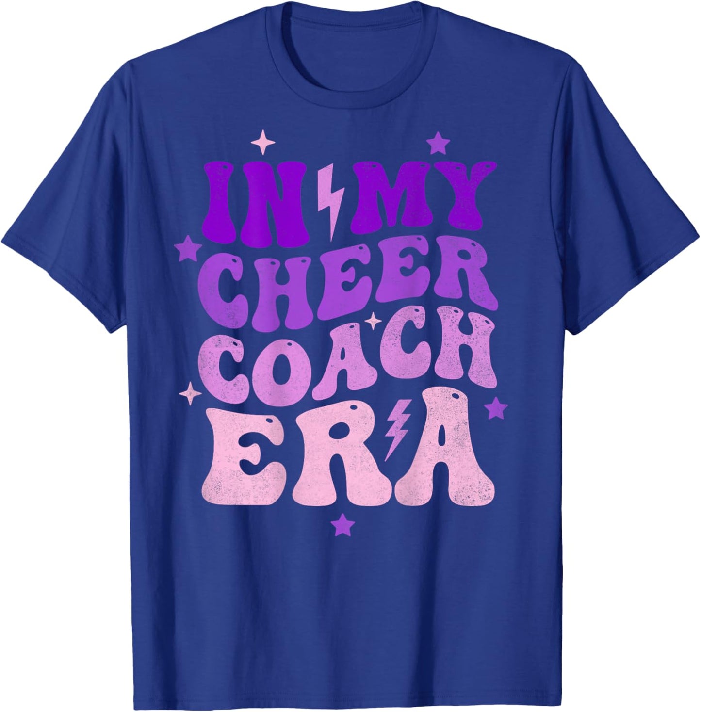 In My Cheer Coach Era (on back) T-Shirt - T-Shirt | Royal