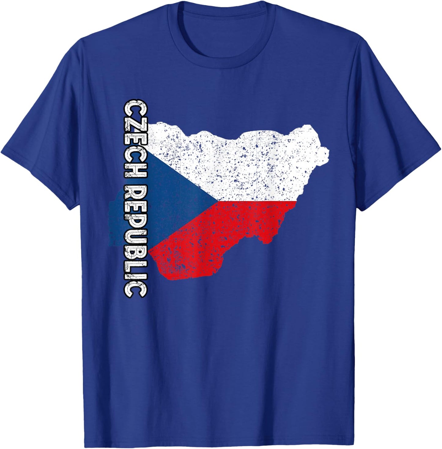 Czech Republic Map Czech Pride Czech Flag Czech Roots T-Shirt - T-Shirt | Royal