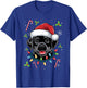 Black Lab Labrador Christmas Tree Light Pajama Dog Xmas Men Women Kids T-Shirt - T-Shirt | Royal