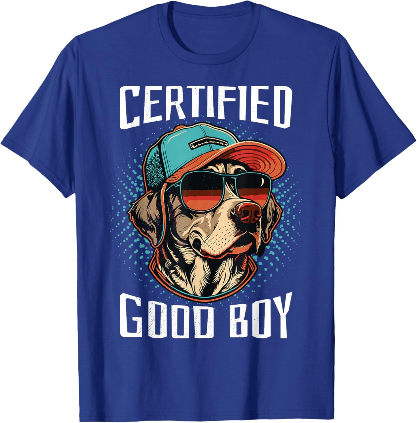Labrador. Certified good boy. T-Shirt - T-Shirt | Royal