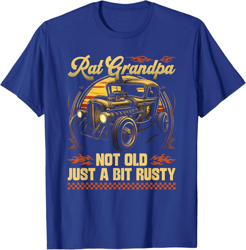 Hot Rod Grandfather Quote, Vintage Rat Rod Grandpa