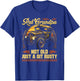 Hot Rod Grandfather Quote, Vintage Rat Rod Grandpa T-Shirt - T-Shirt | Royal