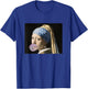 Fine Arts Vermeer Mädchen mit Kaugummi für eine Kunsthacke T-Shirt - T-Shirt | Royal