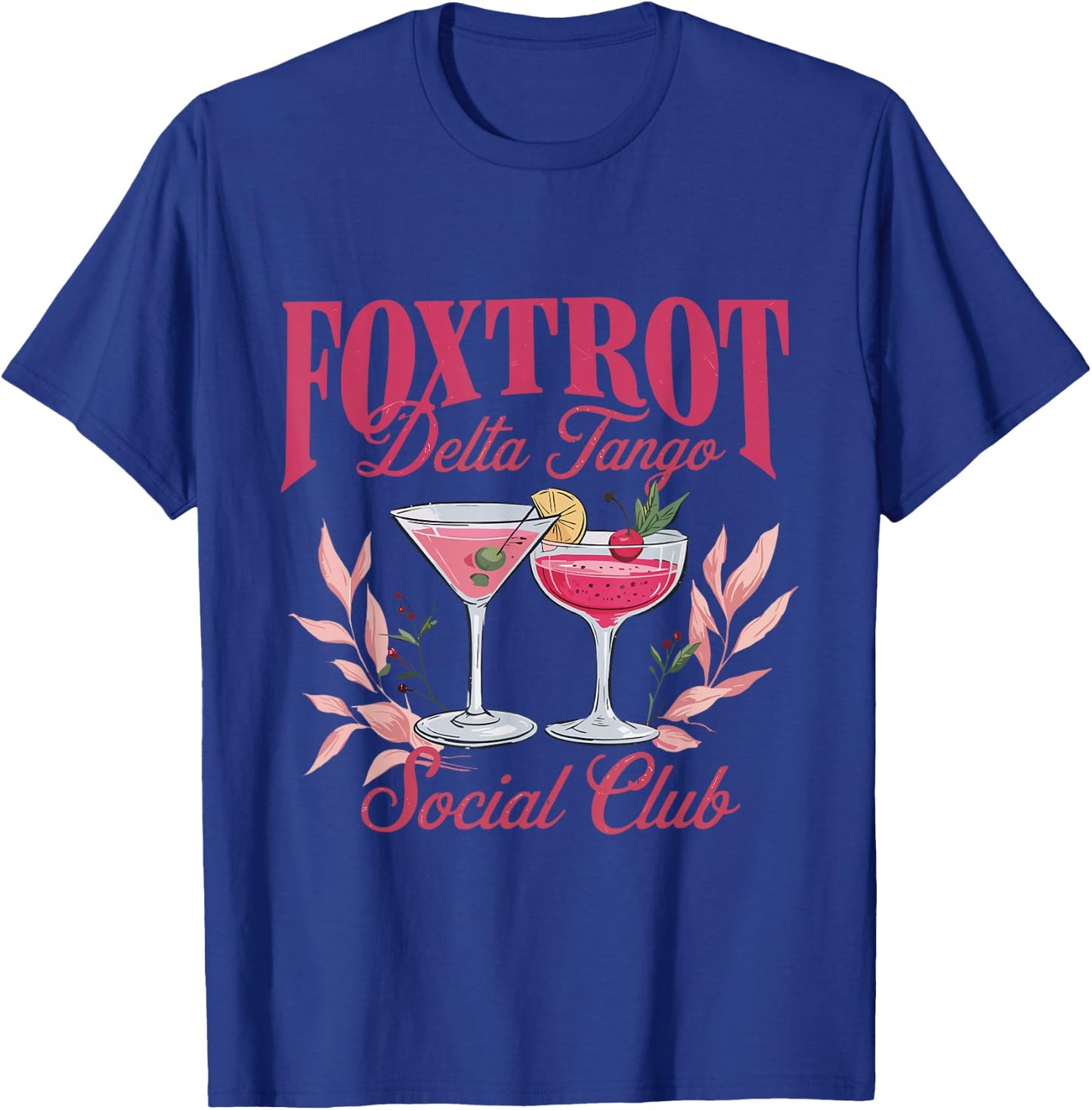 Foxtrot Delta Tango Social Club T-Shirt - T-Shirt | Royal