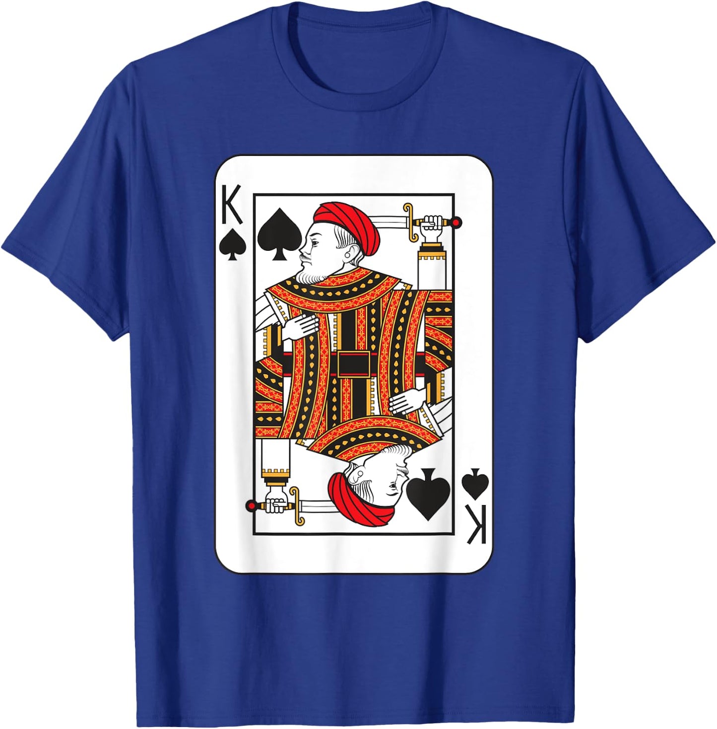 King Playing Card of Spades Halloween Costume Shirt T-Shirt - T-Shirt | Royal