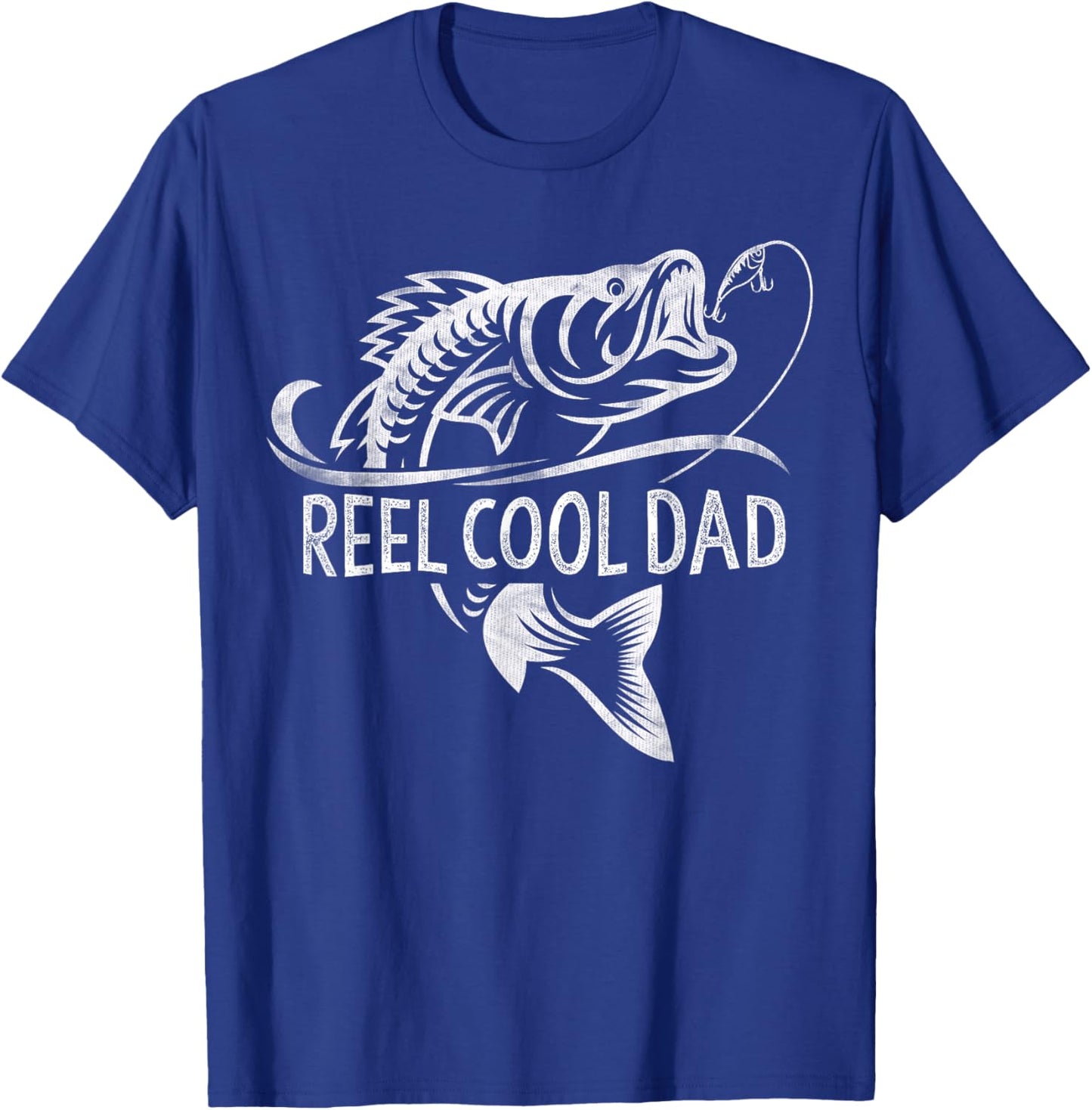 Reel Cool Dad Fishing Gifts Dad Father's Day T-Shirt - T-Shirt | Royal