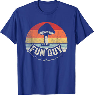 Vintage Funguy Fungi Funny Mushroom Fungi Shirt Fun Guy T-Shirt - T-Shirt | Royal