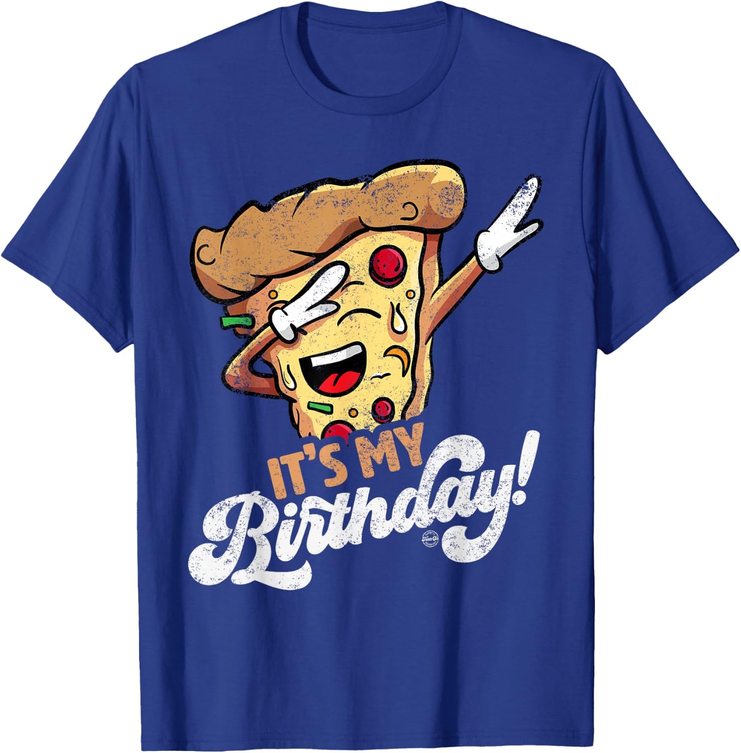 It's My Birthday Cool Graphic Dabbing Pizza Gift Bday Party T-Shirt - T-Shirt | Royal
