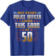 Police Officer 50th Birthday T-Shirt - T-Shirt | Royal