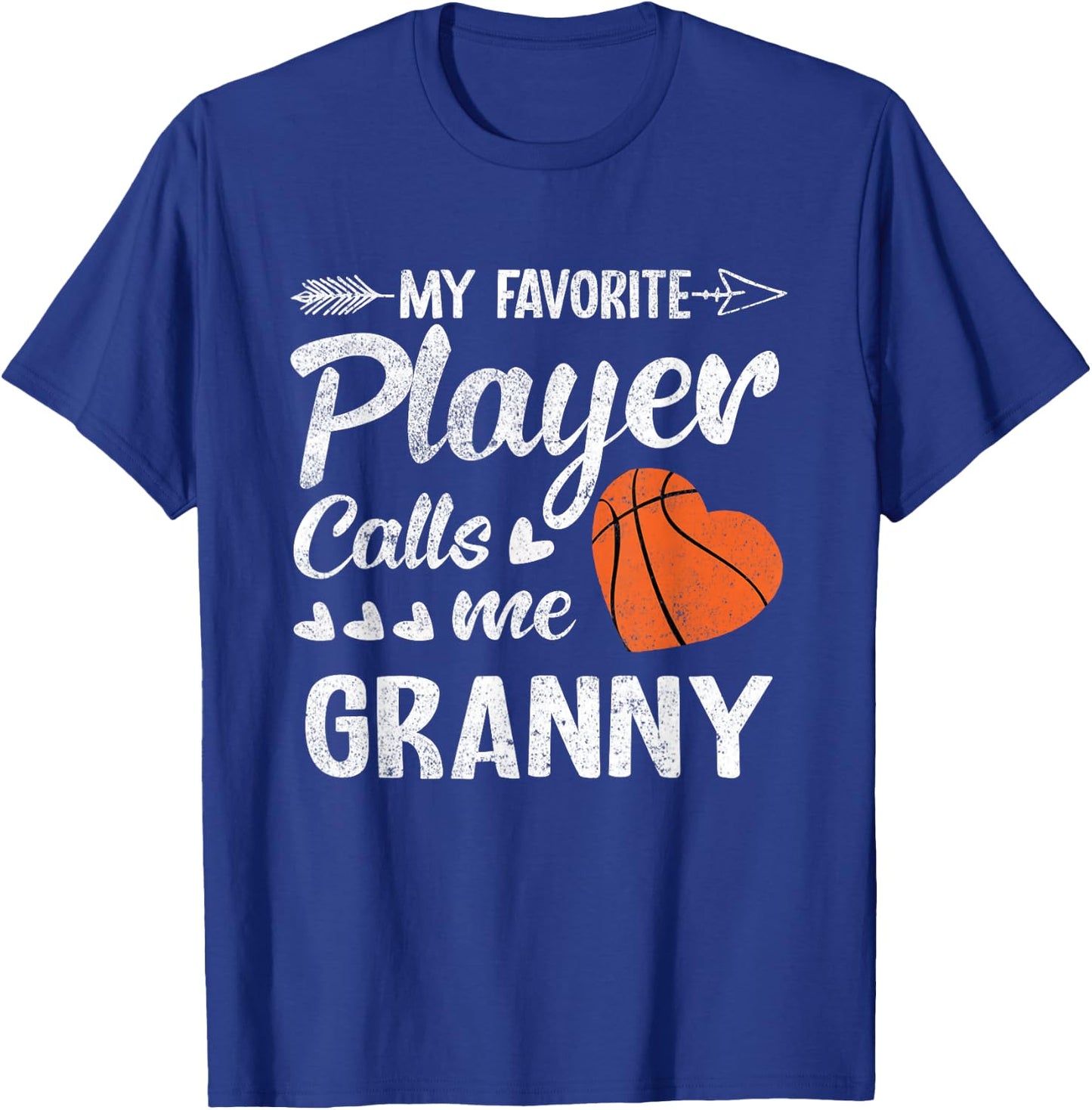 Granny Basketball My Favorite Player Calls Me Granny T-Shirt - T-Shirt | Royal