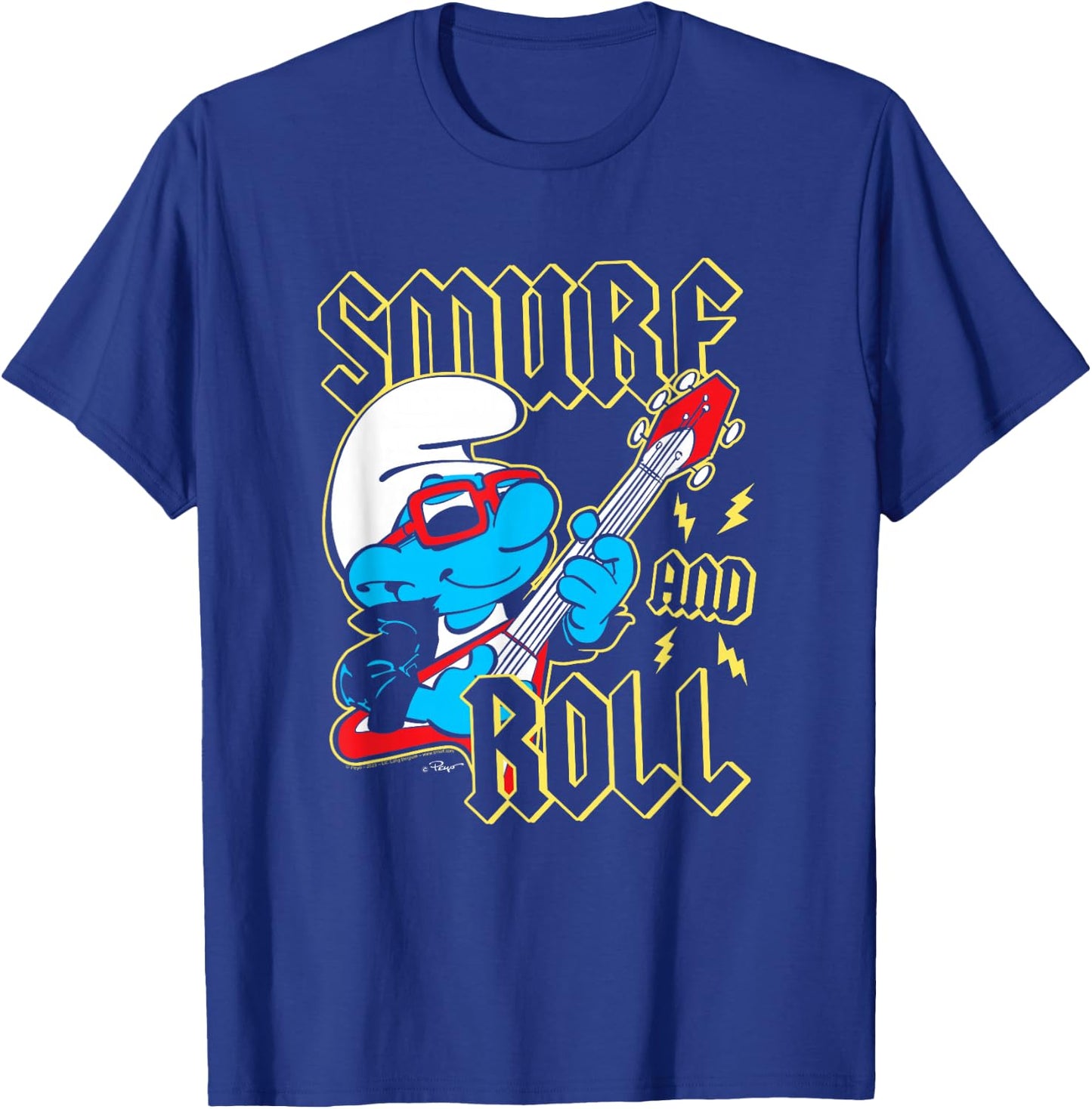 The Smurfs Smurf and Roll T-Shirt - T-Shirt | Royal