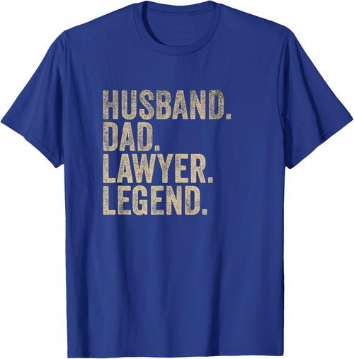 Vintage Father's Day Husband Dad Lawyer Legend Daddy