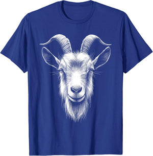 Goat Lover Art Design T-Shirt - T-Shirt | Royal