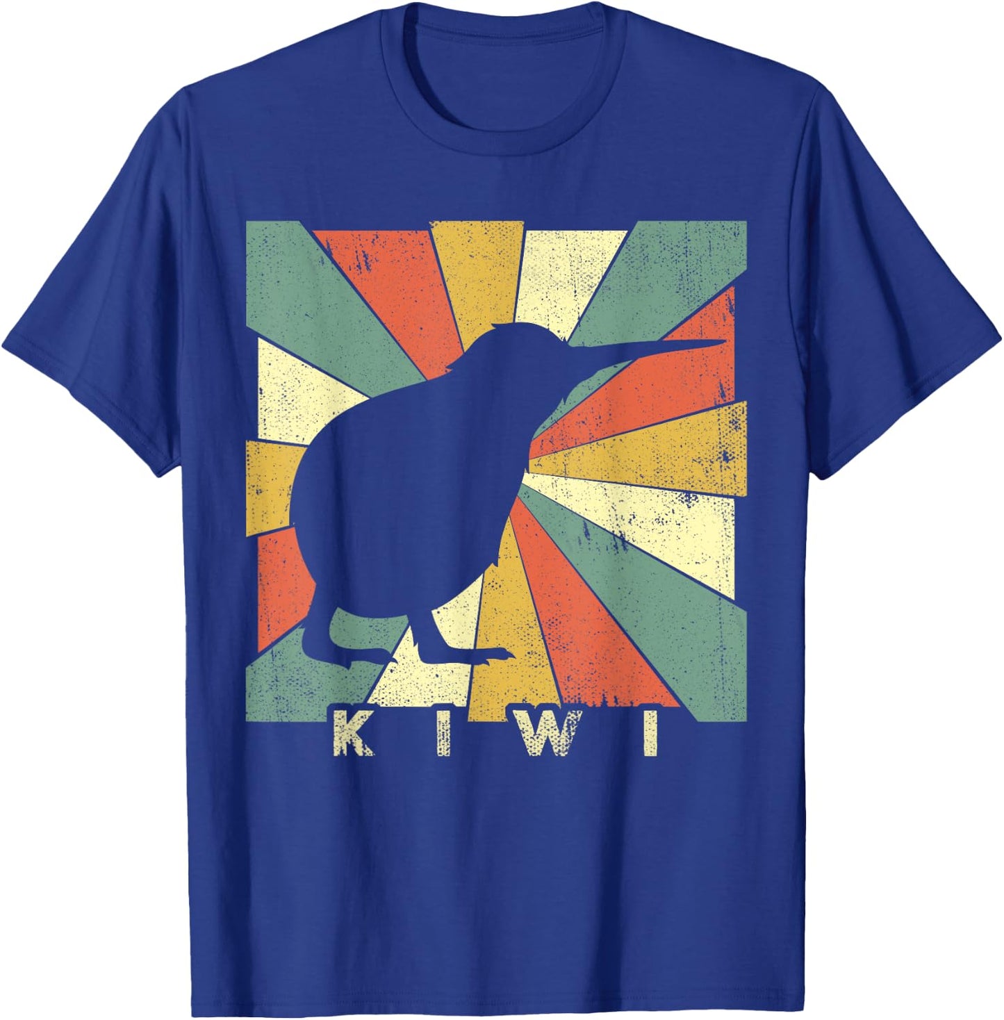 Vintage Kiwi Bird Lover Retro Style Animal T-Shirt - T-Shirt | Royal