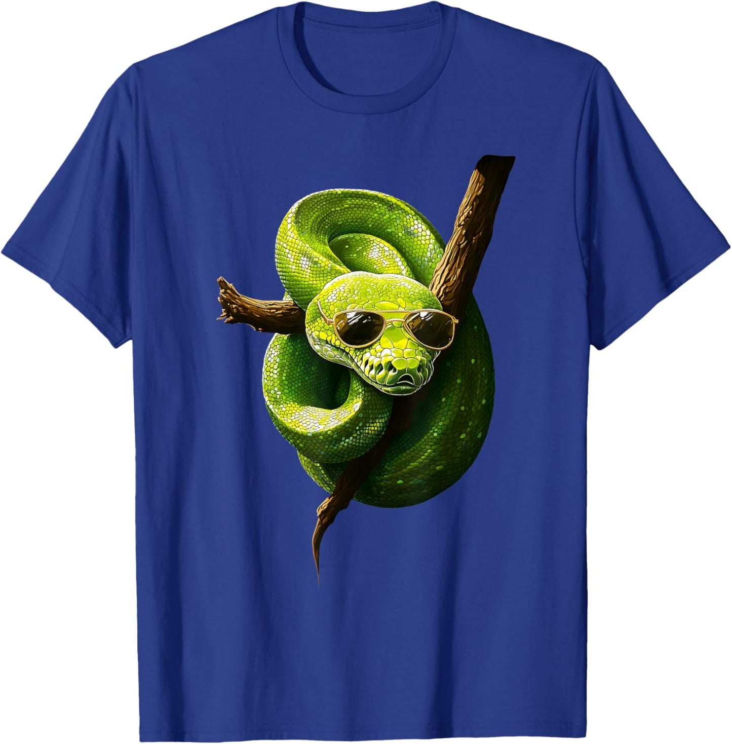 Green Tree Python Owner Reptiles for Snake Lover T-Shirt - T-Shirt | Royal