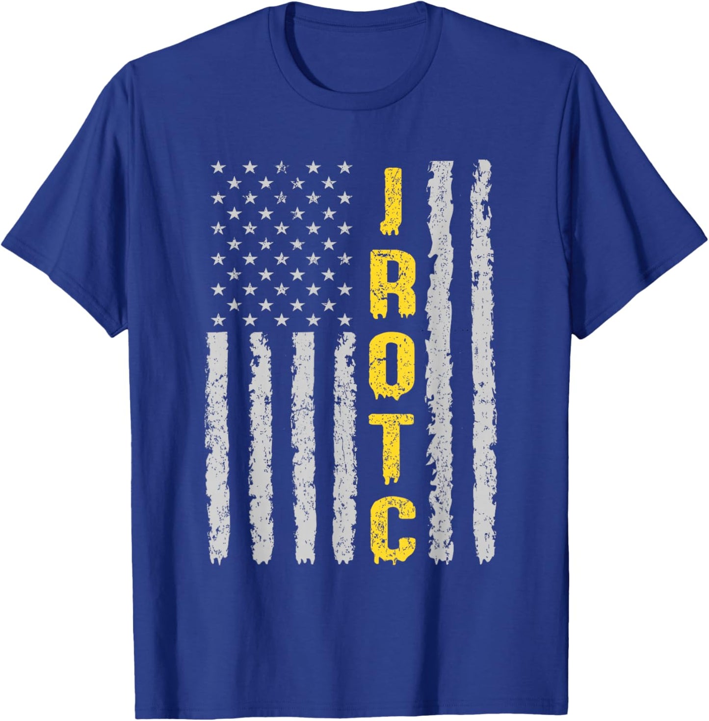 JROTC United States ROTC Junior Cadet JROTC American Flag T-Shirt - T-Shirt | Royal