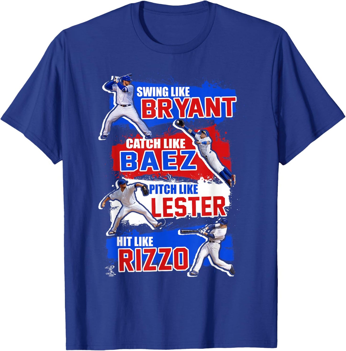 Kris Bryant Swing, Catch, Pitch, And Hit Like The T-Shirt - T-Shirt | Royal