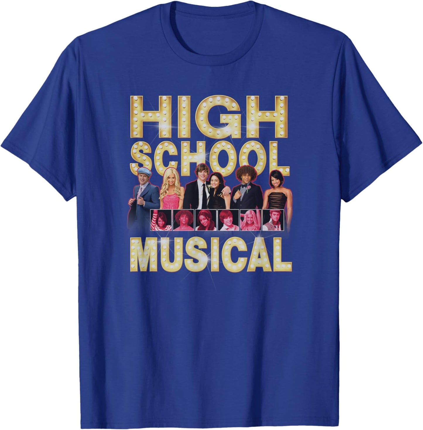 Disney High School Musical The Series OG Cast Group Shot T-Shirt - T-Shirt | Royal