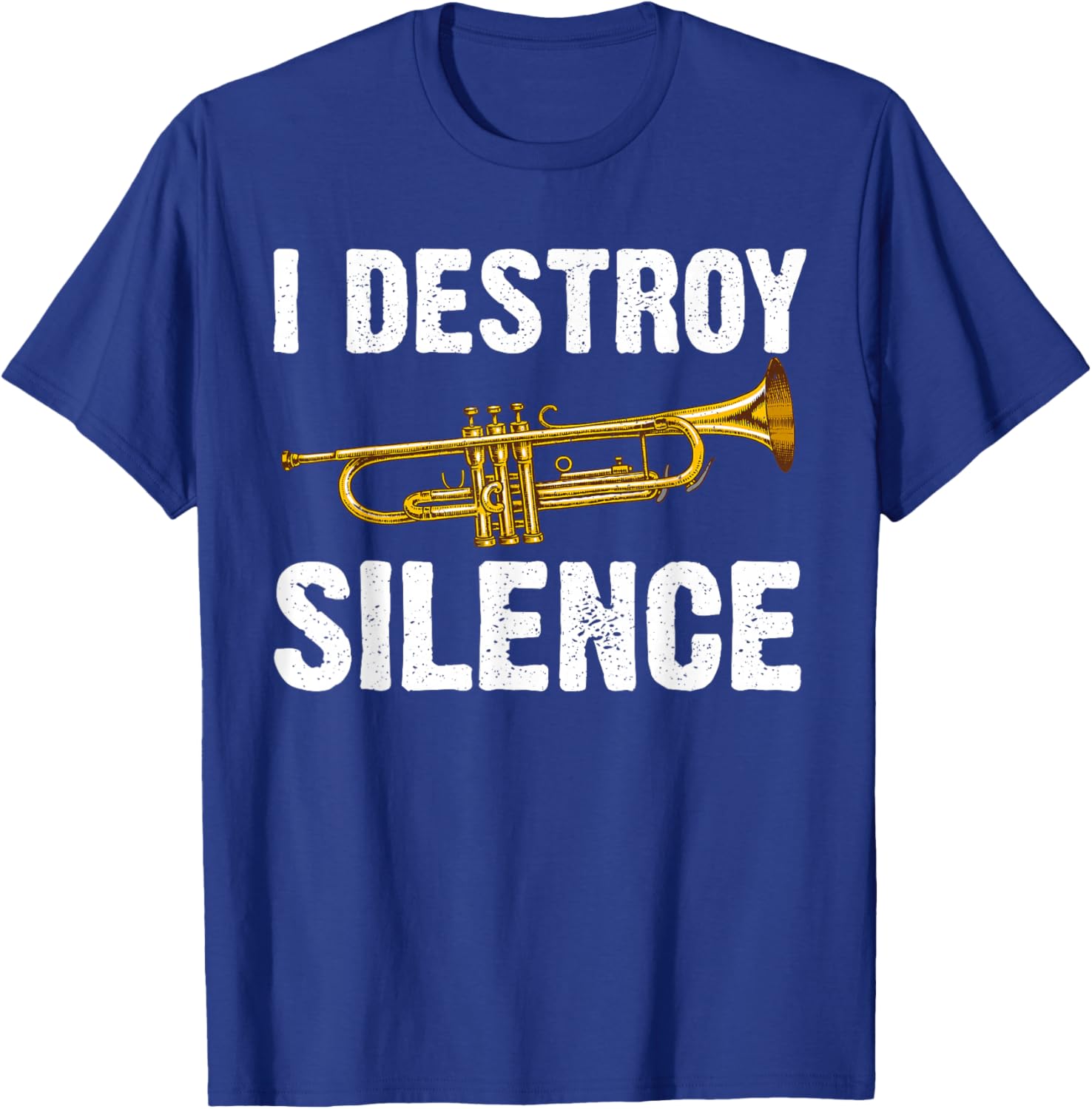 Funny Trumpet Player Art Women Trumpeter Orchestra T-Shirt - T-Shirt | Royal