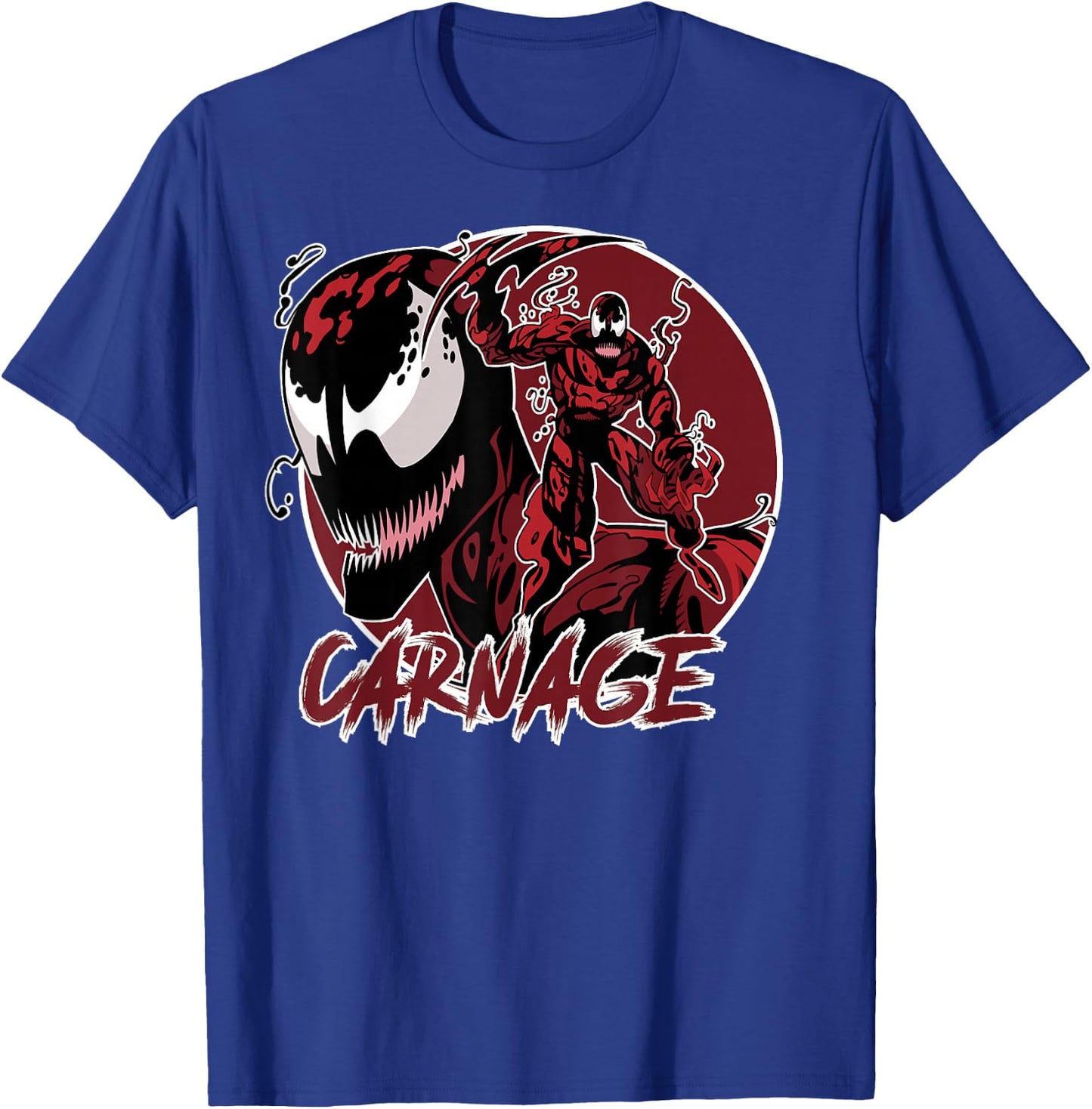 Marvel Carnage Circle Portrait T-Shirt - T-Shirt | Royal