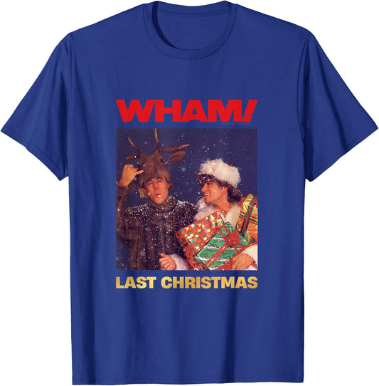 Wham! Amazon Exclusive Last Christmas T-Shirt - T-Shirt | Royal