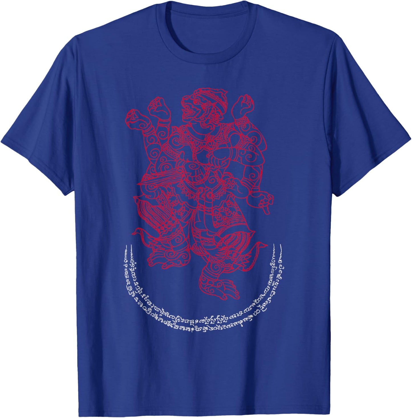 VIntCam Thailand Hanuman Spiritual Mythological Sak Yant T-Shirt - T-Shirt | Royal