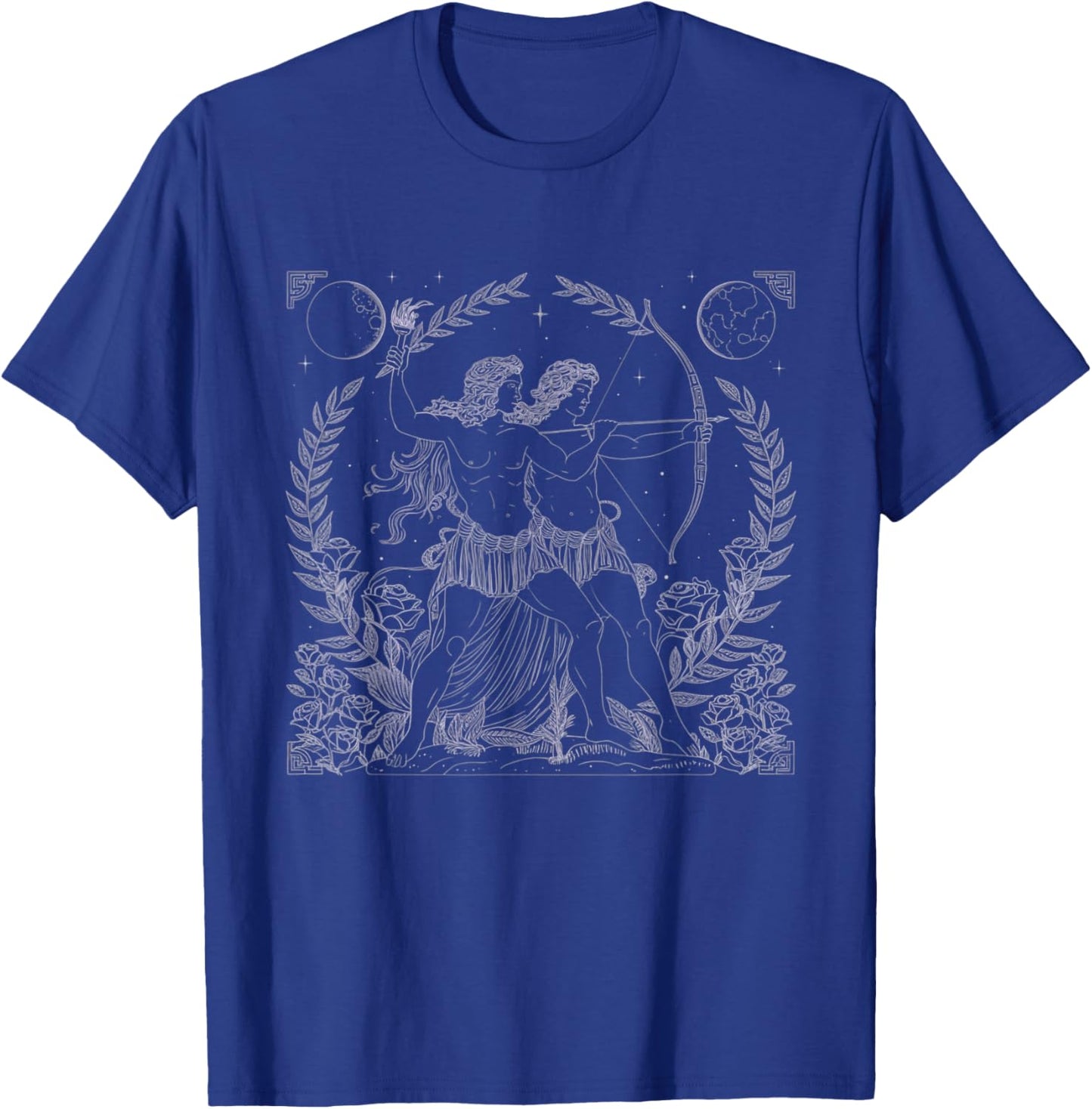 Eros and Psyche Cupid Greek Mythology Academia Gods Goddess T-Shirt - T-Shirt | Royal