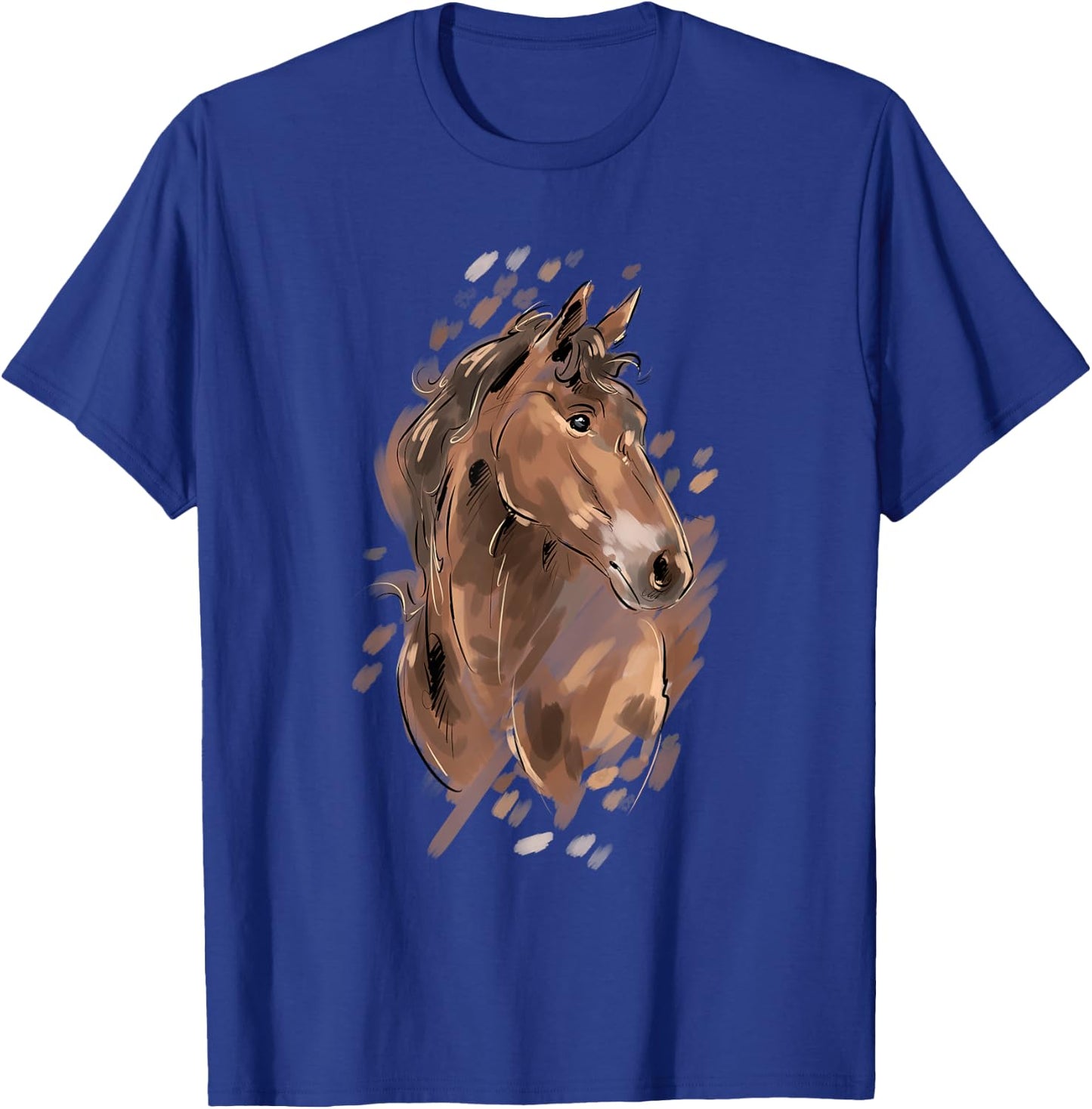 Horse Riding Graphic Women Horseback Horse Owner Equestrian T-Shirt - T-Shirt | Royal