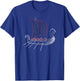 Norway Viking Ship Drawing Grunge T-Shirt - T-Shirt | Royal
