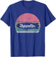 Zeppelin Retro Colorful Graphic Design T-Shirt - T-Shirt | Royal