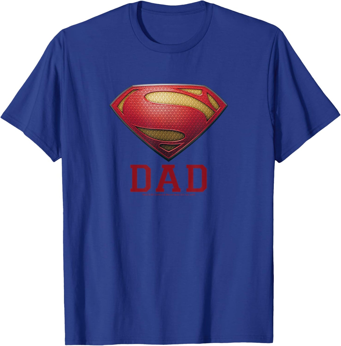 Superman Man of Steel Dad of Steel T-Shirt - T-Shirt | Royal