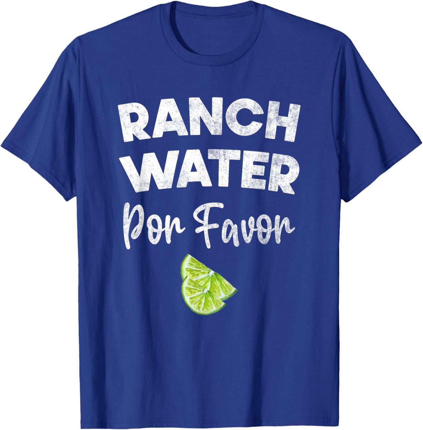 Drink Water Ranch Proud Vintage Texas Pride T-Shirt - T-Shirt | Royal