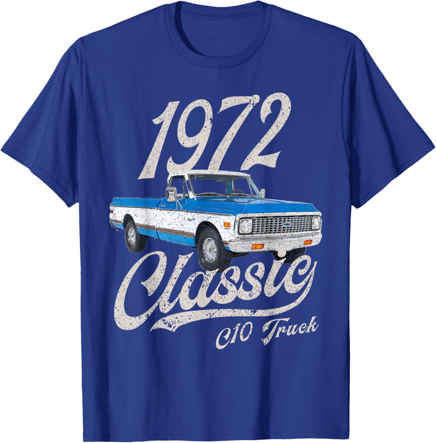 1972 72 C10 Truck T-Shirt - T-Shirt | Royal