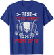 Truck Driver Dad Funny Gifts - Best Truckin' Papa Ever Cool T-Shirt - T-Shirt | Royal