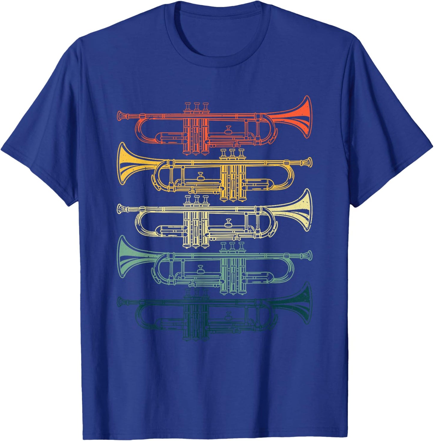Cool Trumpet Women Marching Band Musician Jazz Music T-Shirt - T-Shirt | Royal