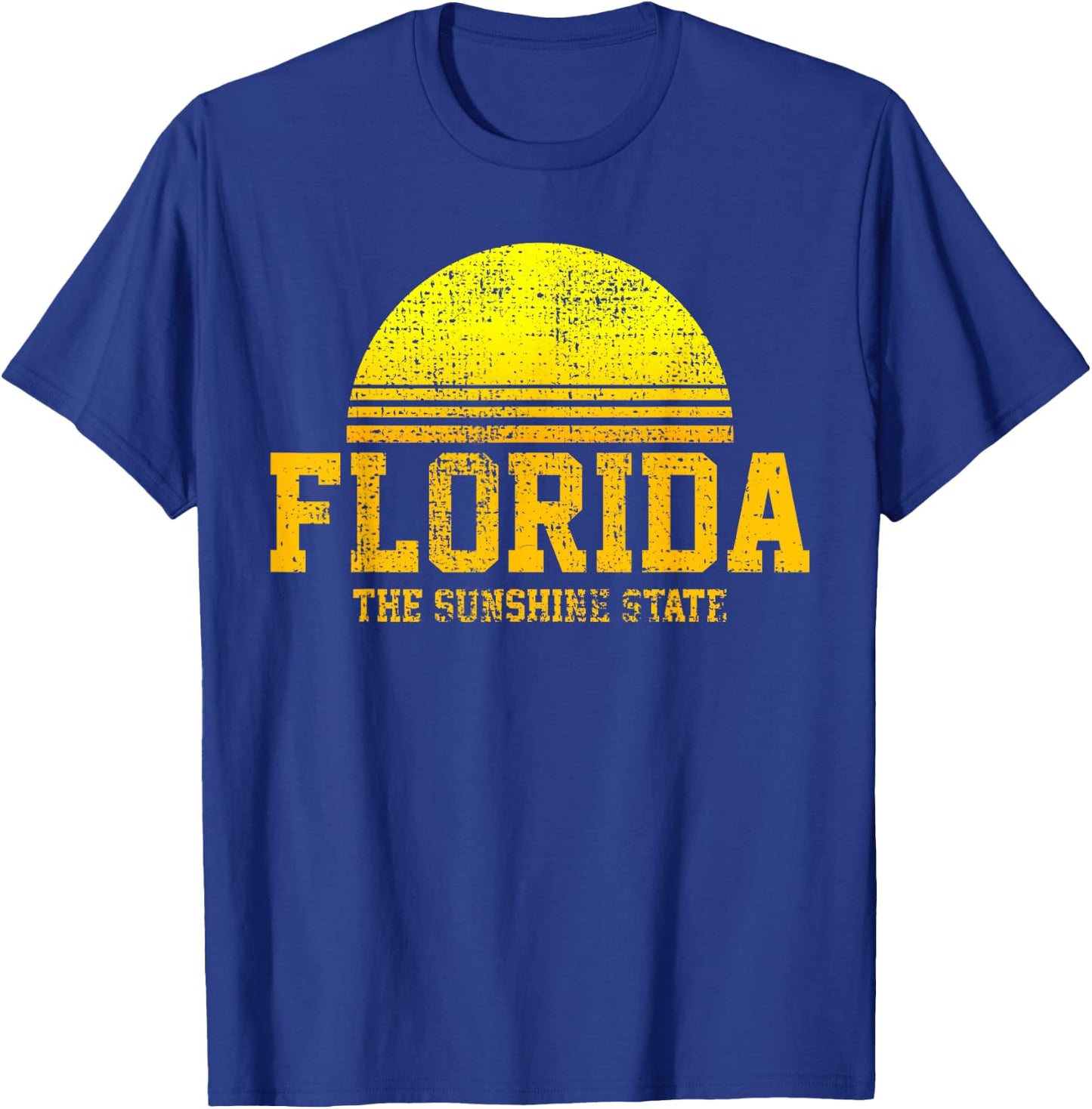 Florida Vintage Retro The USA US State Gift T-Shirt - T-Shirt | Royal