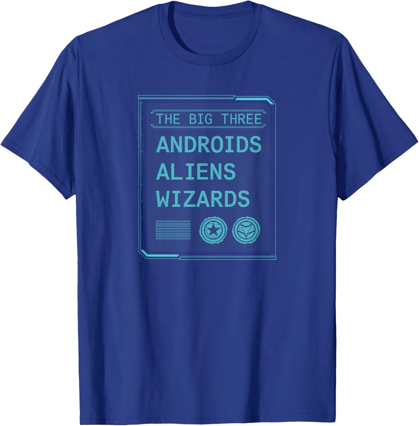 The Falcon and The Winter Soldier Androids Aliens Wizards T-Shirt - T-Shirt | Royal