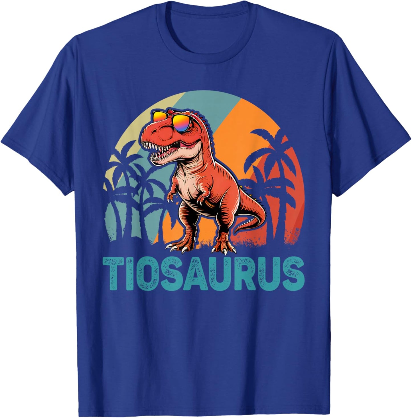 Tiosaurus T Rex Dinosaur Tio Saurus Father's Day T-Shirt - T-Shirt | Royal