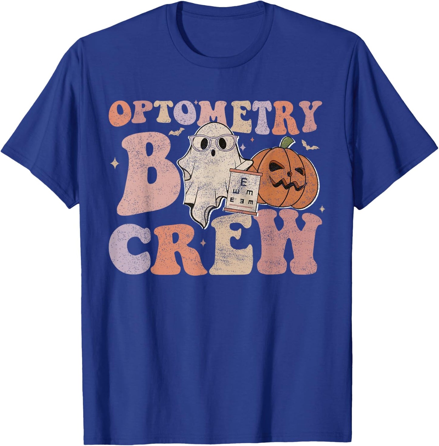 Optometry Boo Crew Halloween Halloween Optometrist For Optom T-Shirt - T-Shirt | Royal