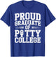 Funny Potty Training Graduate Baby School Graduation Kids T-Shirt - T-Shirt | Royal