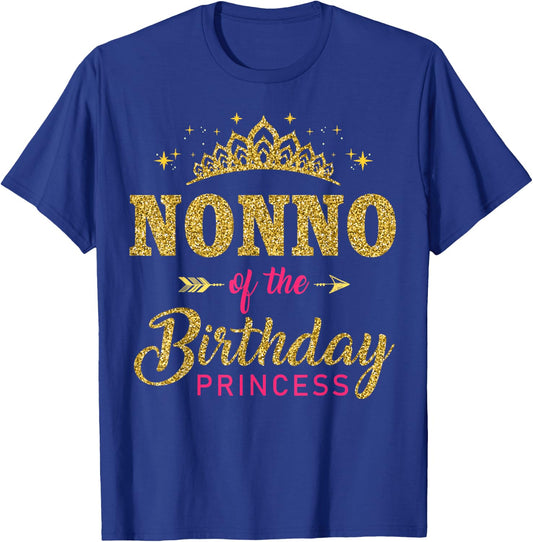 Nonno Of The Birthday Princess Girls Bday Party T-Shirt - T-Shirt | Royal